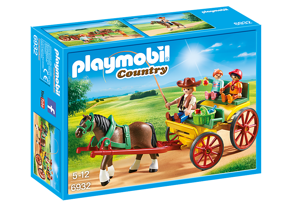 PLAYMOBIL 6932 COUNTRY HORSE-DRAWN WAGON